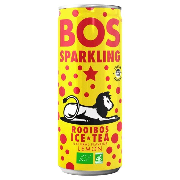 Bos Ice Tea Sparkling Lemon BIO 12x25cl
