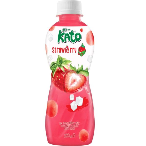 Kato Nata de coco drink aardbei 6x32cl