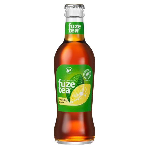 Fuze Tea Black Ice Tea Sparkling Lemon 24x20cl