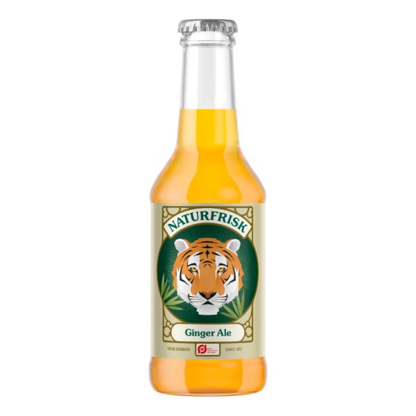 Naturfrisk Ginger Ale BIO 12x25cl